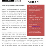 PDF- Sudan charges journalists with defamation ‏